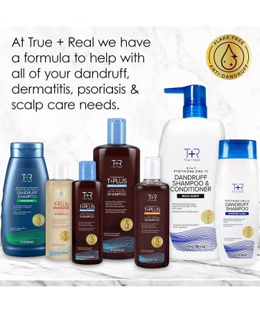 True+Real Therapeutic Plus Tar Gel Anti-Dandruff Shampoo 1% Coal Tar - Extra Strength 6 Fl Oz (Pack of 2) - Buy Online on GoSupps.com