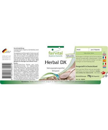 Fairvital Psyllium husks dandelion root extract and more 90 capsules with chlorella - Buy Online on GoSupps.com