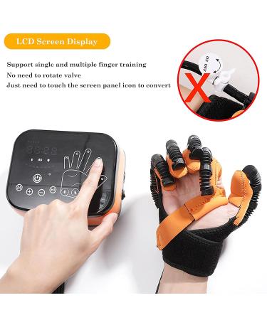 SDADI Rehabilitation Robot Gloves - Right Hand Finger Orthosis for Hand Dysfunction & Stroke Recovery | Size M Hand Strengthener - Buy Online on GoSupps.com