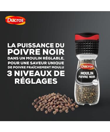 DUCROS - Classic Black Pepper Mill 35g - Buy Online on GoSupps.com