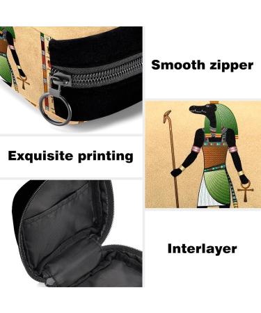 GIAPB Period Bag - Sanitary Napkin Storage & Makeup Pouch | Egyptian Tribal Art | Color2898 - Buy Online on GoSupps.com