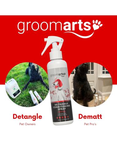 Groomarts Dog Detangler Spray | 2-in-1 Conditioner & Deodorant | Ideal for Pet Owners & Groomers - Buy Online on GoSupps.com