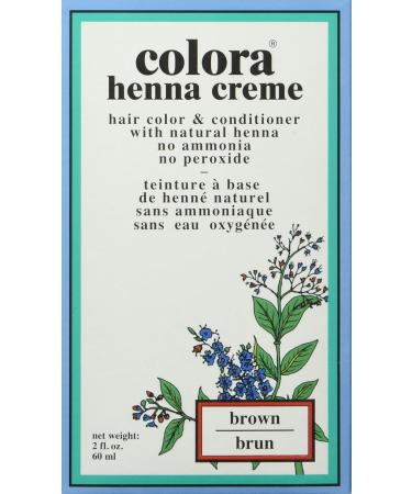 Colora Henna Creme Brown 59ml - Natural Hair Coloring Solution - Buy Online on GoSupps.com