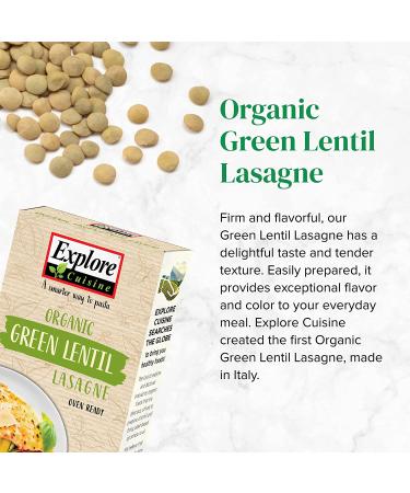 Organic Green Lentil Lasagne | Explore Cuisine | 8 oz (Pack of 1) - Buy Online on GoSupps.com