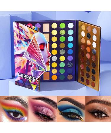 UCANBE 5pcs Eyeshadow Makeup Set - 114 Shades Eye Shadow Palette with Brushes, Primer, Blending Sponges - All In One Gift Kit - Buy Online on GoSupps.com