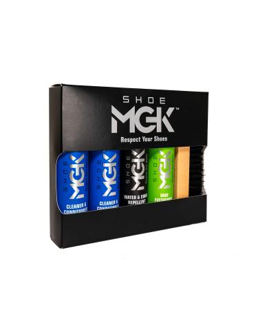 SHOE MGK Complete Kit - Shoe Care Kit to Clean, Protect and Refresh all white shoes, Leather Shoes, Sneakers, Dress Shoes, and More