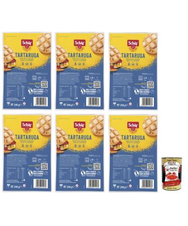 Italian Gourmet E.R. Dr. Sch r Tartaruga Italian Turtle Bread with Sourdough Millet and Quinoa 200 g + 400 g Set of 6