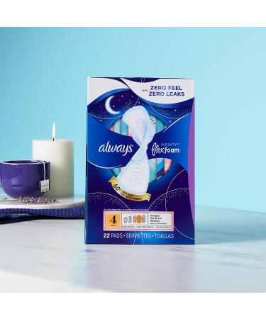 Always Infinity Size 4 Overnight Pads Multipack - 78 Count, Unscented with FlexFoam and Wings - Buy Online on GoSupps.com