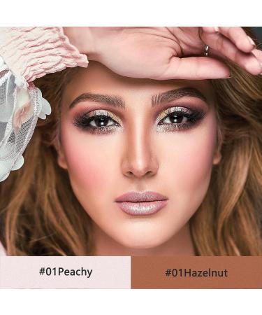 SOYUB Contour Beauty Stick Set - Highlighter & Bronzer Wand for Natural Matte Makeup | Cruelty Free Formula | Peachy & Hazelnut Shades - Buy Online on GoSupps.com