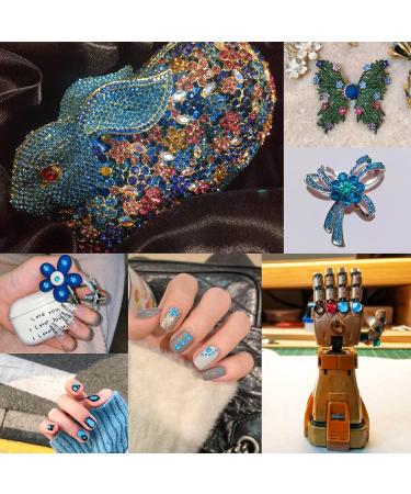 Beadsland 288 Flat Back Rhinestones - Capri Blue SS30 Nail Crystals for Stunning Nail Art - Buy Online on GoSupps.com