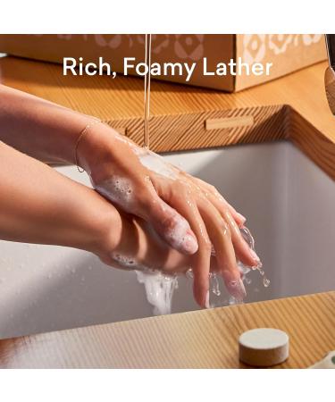 BLUELAND Hand Soap Starter Set 1 Refillable Glass Foaming Hand Soap Dispenser in Slate with 4 Refill Tablets Variety Scents 4 x 9 Fl oz Slate Starter Set | Variety - Buy Online on GoSupps.com