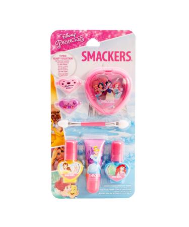 Lip Smacker Disney Color Collection  Princess Makeup Set  Lip Gloss  Shimmer Powder  Nail Polish Princess Color Collection 9 Piece Set