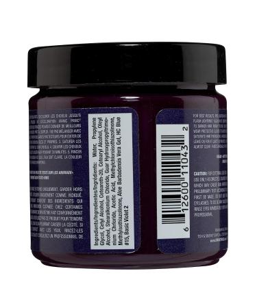 Manic Panic Violet Night Hair Dye - Vegan Cruelty-Free Purple Semi-Permanent 118ml - Buy Online on GoSupps.com