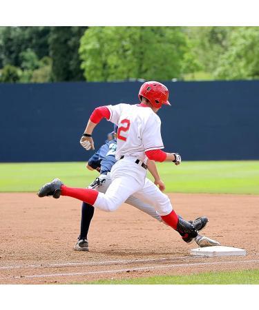 Youper Youth Baseball/Softball Belt & Socks Combo Set - Red Medium (2 Pairs of Socks & 1 Belt) - Buy Online on GoSupps.com