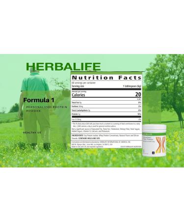 HERBALIFE Formula 1 Four Combo (Strawberry Cheesecake 750g) Healthy Nutritional Shake Mix-Herbal Aloe Concentrate Pint 473ml-PERSONALIZED Protein Powder 360g and Herbal Tea Concentrate 51g - Buy Online on GoSupps.com