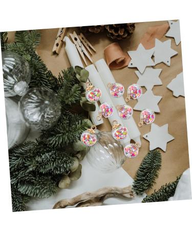 Lalafina Mini Sequin Ball Christmas Tree Decoration - 30 Pack Message Bottles & Clear Ball Rings Unique Holiday Decor for International Shipping - Buy Online on GoSupps.com