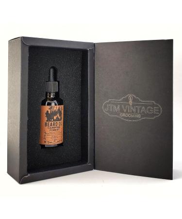 JTM Vintage Campfire Forest Beard Oil | Premium Grooming for Adventurous Beards | International Shipping Available - Buy Online on GoSupps.com