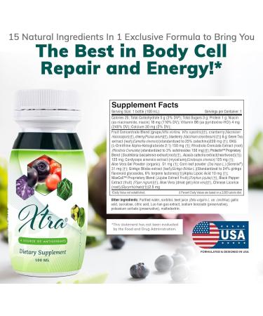 Univera Xtra Minis - Multimineral Fruit Complex for Stress Relief Focus Joint Comfort & Antioxidant Protection | 15 Natural Ingredients | 3.38 Fl Oz (Pack of 20) - Shop Internationally - Buy Online on GoSupps.com