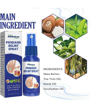 Herbal Psoriasis Relief Spray Set for Skin Plaque Psoriasis - 5PCS - Buy Online on GoSupps.com