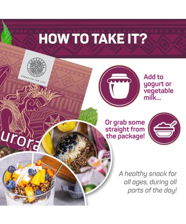 Ancestral Superfoods Aurora- Activated Raw Crunchy - Healthy Breakfast - 15% Protein High Fibre No Added Sugar 250g (5-10 servings) - Buy Online on GoSupps.com