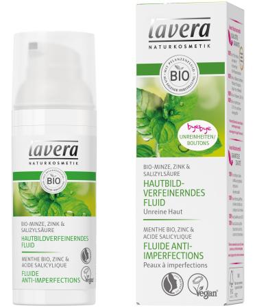 lavera Anti-Imperfections Fluid - Vegan - Natural cosmetics - Organic plant ingredients - 100% natural 50 ml