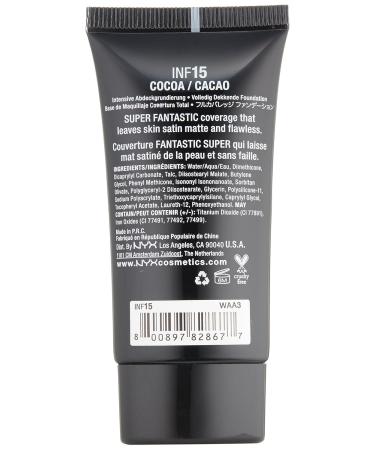 NYX Professional Makeup Invincible Fullest Coverage Foundation - Cocoa 0.85 oz | Buy Internationally Online - Buy Online on GoSupps.com