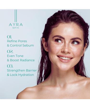 AYRA SPA Niacinamide Facial Gel Moisturizer 5 With Vitamin B Ginkgo Biloba & Algin AntiAging & Wrinkle Reducing Face Cream Suitable for All Skin Types VEGAN & GMO Free - Buy Online on GoSupps.com