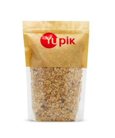 Yupik Breakfast Cereal 1 kg Kosher Salt-Free Blend of Rolled Oats Sultana Raisins Currants Sunflower Seeds Dried Apricots Dried Apples Honey Source of Fiber Ideal for Baking & Topping