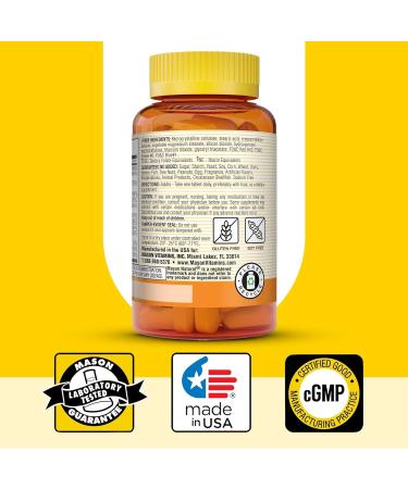 MASON NATURAL Stress B Complex with Antioxidants + Zinc 2 Month Supply Dual Action Formula Supports Immune Health 1 Pack - Buy Online on GoSupps.com