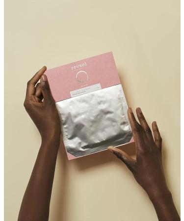 Reveel Collagen Face Mask - Hydrating Facial Sheet Mask for Smoother Skin | Anti-Aging Collagen Mask for Fine Lines & Wrinkles - Unisex - Buy Online on GoSupps.com