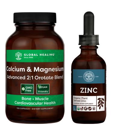 Global Healing Center Plant Based Zinc from Guava Leaves for Immunity - 60 Servings