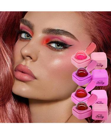 Lip Stick Blush - Creamy Eyeshadow Blush Stick - Instant Complexion Long Hold Jelly Texture Natural Makeup Light Easy Application - Buy Online on GoSupps.com