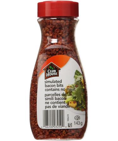 Club House Quality Natural Herbs & Spices Salad Garnishes Bacon Bits 143g