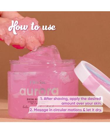 OLIVIA Aurora Intimate Bikini Relief Gel - Vegan & Organic Hypoallergenic PH Balanced for Ingrown Hairs Razor Bumps & Itch Relief - Buy Online on GoSupps.com