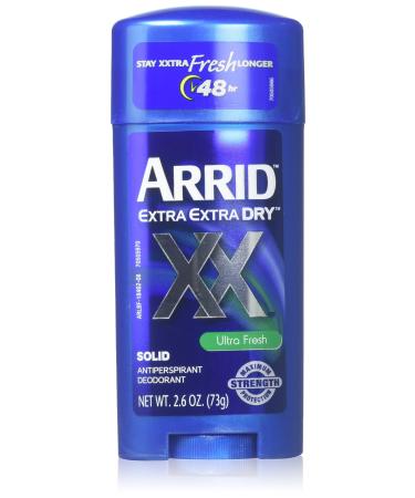 Arrid XX Ultra Fresh Extra Extra Dry Solid Antiperspirant Deodorant 2.6 Oz. (Pack of 3)