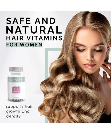 KeraHealth Women's Hair Growth Supplement with Zinc, Keratin, Biotin - 60 Capsules, Gluten-Free - Buy Online on GoSupps.com
