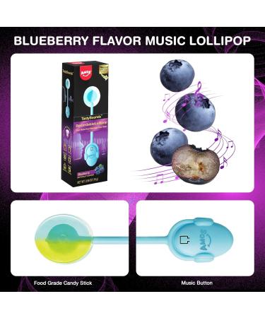 Amos Recordable Lollipop Candy Suckers - Blueberry Recordable - Buy Online on GoSupps.com