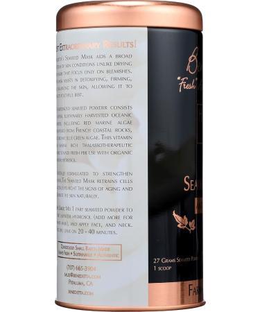 Benedetta Seaweed Mask - 8 Anti-Wrinkle Treatments for Anti-Aging Moisturizing & Exfoliating | Non-Clay Formula | International Shipping - Buy Online on GoSupps.com