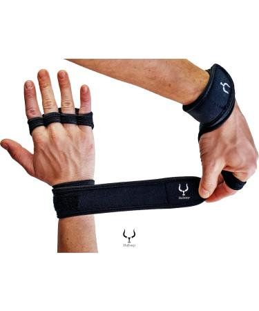 Bullstep Fitness Gloves for Men & Women | Gym Gloves with Wrist Bandage for Strength Sports CrossFit Pull-Ups Bodybuilding - Buy Online on GoSupps.com