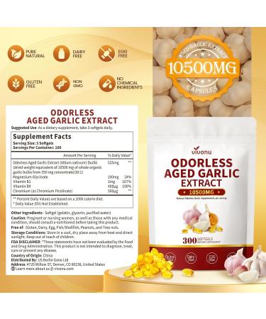 VivoNu Aged Garlic Extract Capsules 24-in-1 Magnesium Gummies - Buy Online on GoSupps.com