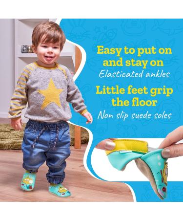 Soft Sole Leather Baby Shoes for Boys and Girls | Toddler Walking Shoes 0-6 Months - Submarine Design - Buy Online on GoSupps.com