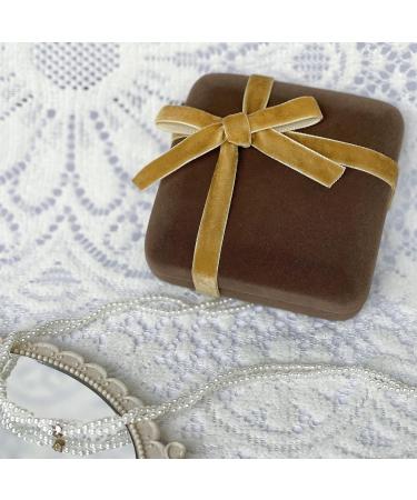 QIANF Vintage Khaki Velvet Ribbon - 3/8 Inch x 25Yd - 143-Khaki - Buy Online on GoSupps.com