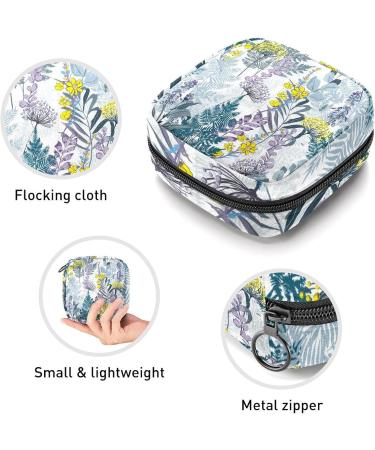 Womens Bonds Storage Pockets Stillpad Holder | Flower Pattern Portable Period Kit | Feminine Product Bag for Women & Girls | Color 4 - Buy Online on GoSupps.com