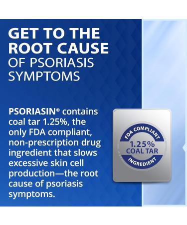 Psoriasin Gel Roll-On 1.25% Coal Tar | Medicated Treatment for Psoriasis Itching Plaques & Scaling | 2 oz - Shop Now - Buy Online on GoSupps.com