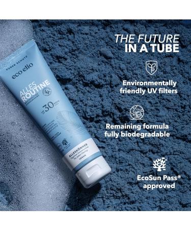 Eco Elio SPF 30 Sustainable Sun Cream 150ml - Octocrylene and Microplastic-Free, Face & Body Sunscreen, Fragrance-Free - Routine Affair - Buy Online on GoSupps.com