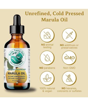 Bella Terra Oils - Marula Oil 8 oz - Cold-Pressed Rich in Amino Acids & Antioxidants the Epitome of Luxury Face Oil Boost Your Glow 8 Fl Oz (Pack of 1) - Buy Online on GoSupps.com