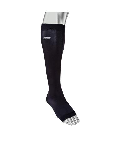 Sigmax Zamst LC-1 Open Toe Compression Stockings M Black