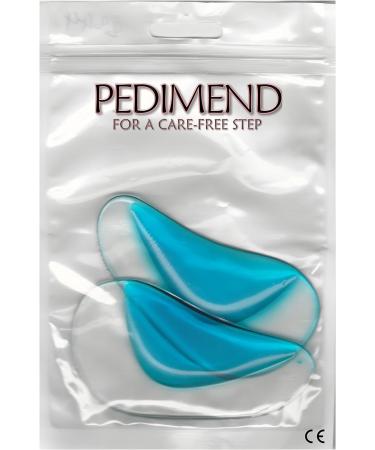 Pedimend Medicated Gel Flat Foot Arch Support Insoles - 2 Pairs (4PCS) | Plantar Fasciitis Relief, Fallen Arches, Neuroma Care | Shock Absorbers for Reduced Pain - Blue - Buy Online on GoSupps.com