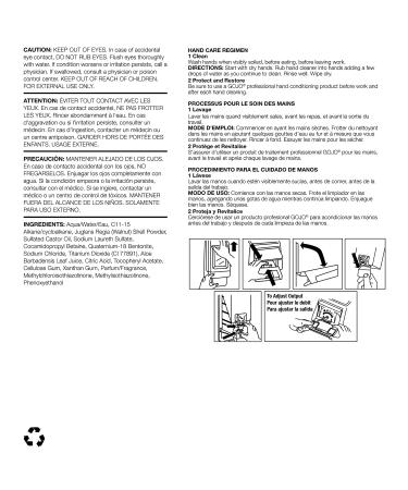 GOJO Industries 7272-04 2000 mL Refill SUPRO MAX Lotion Hand Cleaner English 15.34 fl. oz. Plastic 8.8" x 3.6" x 5.1" - Buy Online on GoSupps.com