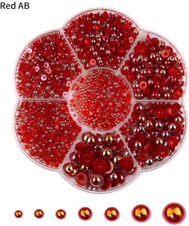 Unique Half Beads Nail Art Accessories Unique Nail Craft Decoration for Beautiful Women Nails - Buy Online on GoSupps.com